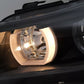 U-LED 3D Esituled Halogeen BMW 3. seeria E90/E91 03.2005-08.2008 LHD Must