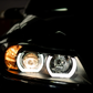 U-LED 3D Esituled Halogeen BMW 3. seeria E90/E91 03.2005-08.2008 LHD Must