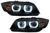 U-LED 3D Esituled Halogeen BMW 3. seeria E90/E91 03.2005-08.2008 LHD Must