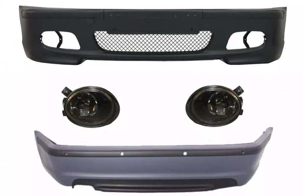 Body Kit for BMW 3 Series E46 98-04 Bumper with PDC and Fog Lights Smoke Lens M-Technik Design