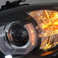 U-LED 3D Esituled Halogeen BMW 3. seeria E90/E91 03.2005-08.2008 LHD Must