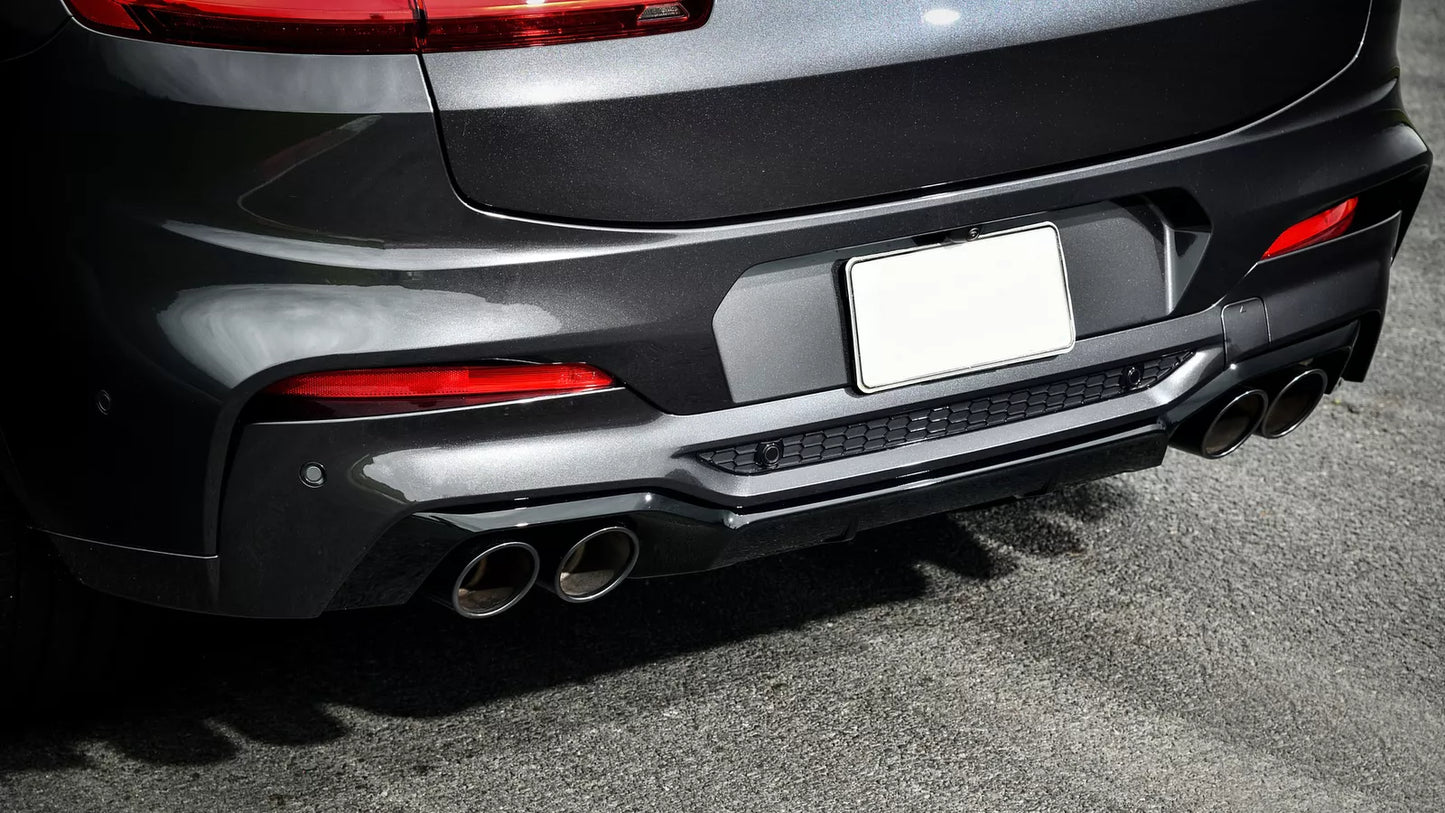 Tagumine Bumper Hajuti Topelt Väljalaske Torud BMW X4 G02 18+ M Sport